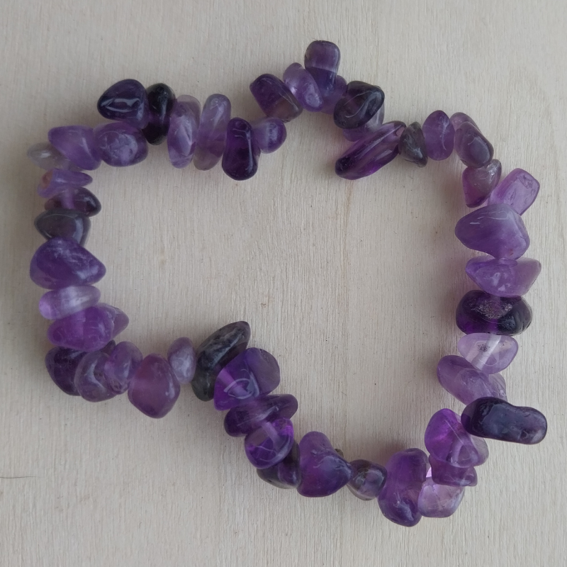 Bracelet baroque en Améthyste
