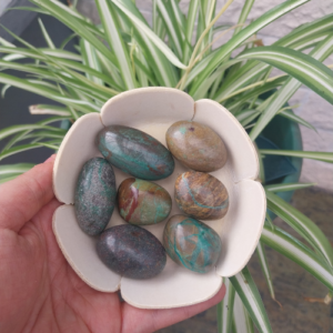 Chrysocolle sur Gangue — Sérénité, Expression & Ancrage Naturel